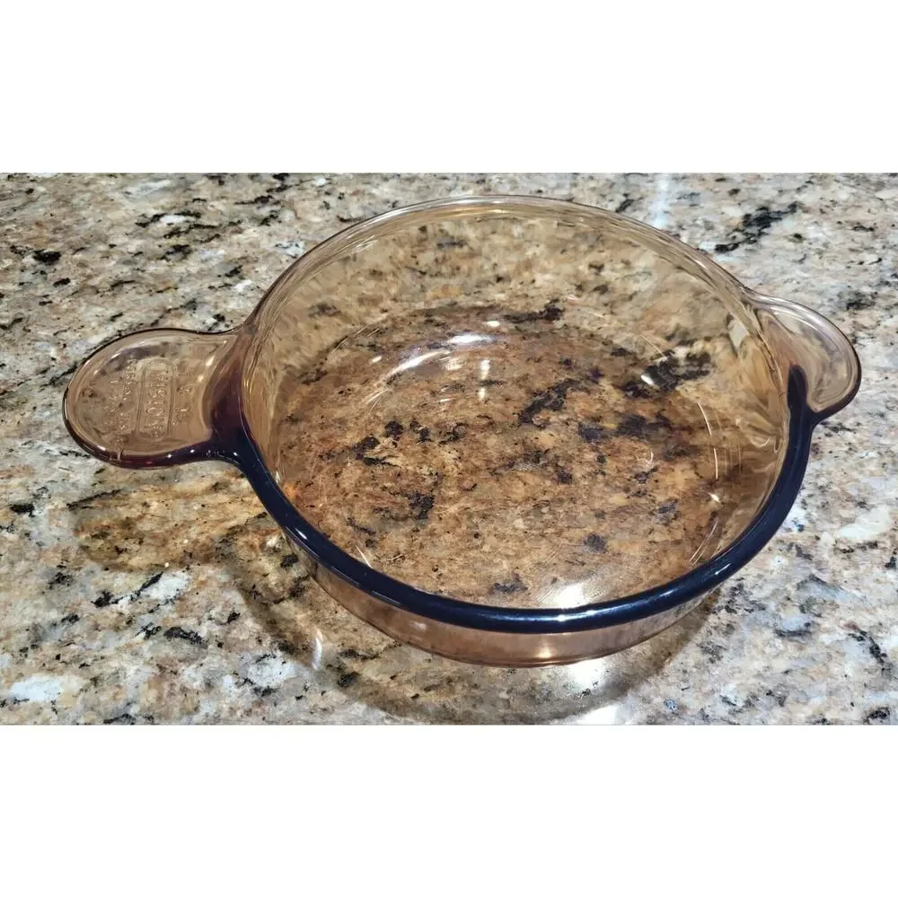 Corning Ware Vision/ Cookware/ V-240-B / 24 Oz Amber (No Lid) Grab It Bowl